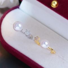 Nhẫn Ngọc Trai Tự Nhiên Mặt Ngôi Sao Nhí Đáng Yêu MADAME HIEN PEARLS Cho Nữ NN141