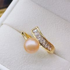Nhẫn Ngọc Trai Tối Giản Thời Trang Quý Phái Unisex Nam Nữ NN038