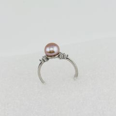 Nhẫn Ngọc Trai Tự Nhiên Kiểu Dáng Tối Giản MADAME HIEN PEARLS Thời Trang Nữ NN058