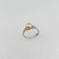 Nhẫn Ngọc Trai Tự Nhiên Kiểu Dáng Tối Giản MADAME HIEN PEARLS Thời Trang Nữ NN058