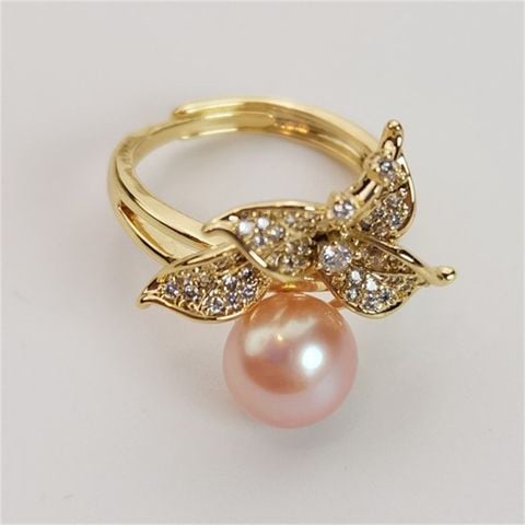 Nhẫn Ngọc Trai Tự Nhiên Hoa Ly MADAME HIEN PEARLS Sang Trọng