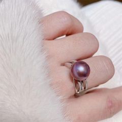 Nhẫn Ngọc Trai Thật Tự Nhiên MADAME HIEN PEARLS Nhẫn Đại Gia Sang Trọng Nam Nữ NN066