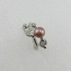 Nhẫn Ngọc Trai Tự Nhiên Mắt Xích Mũi Heo Con Nam Nữ MADAME HIEN PEARLS NN076