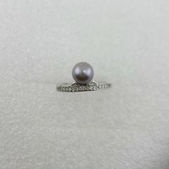 Nhẫn Ngọc Trai Tự Nhiên Mặt Vương Miện Công Chúa Xinh Xắn MADAME HIEN PEARLS NN077