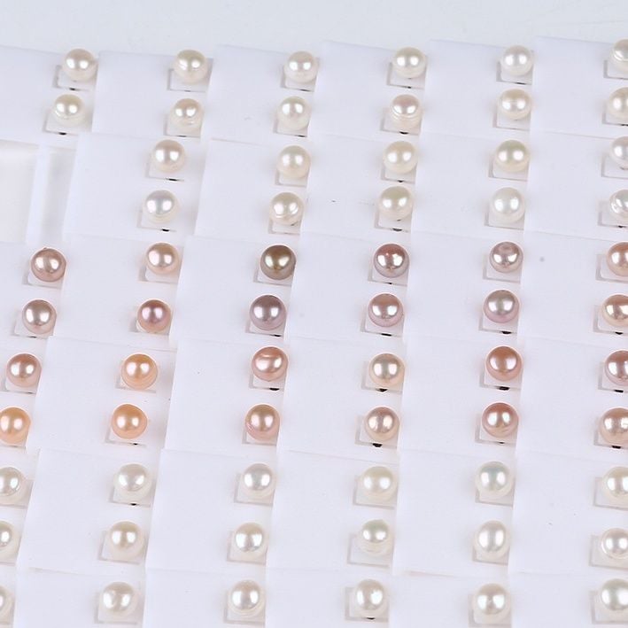 Bông tai Nụ Ngọc Trai Chuôi Bạc Ý s925 Madame Hien Pearls Thời trang tối giản BTN0BD056