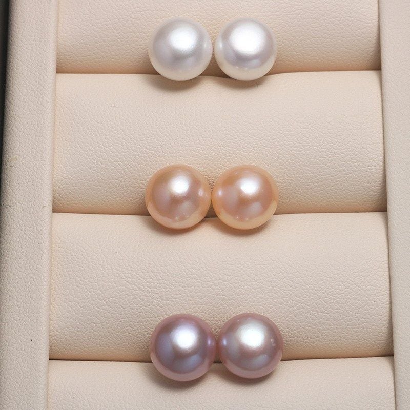 Bông tai Nụ Ngọc Trai Chuôi Bạc Ý s925 Madame Hien Pearls Thời trang tối giản BTN0BD056
