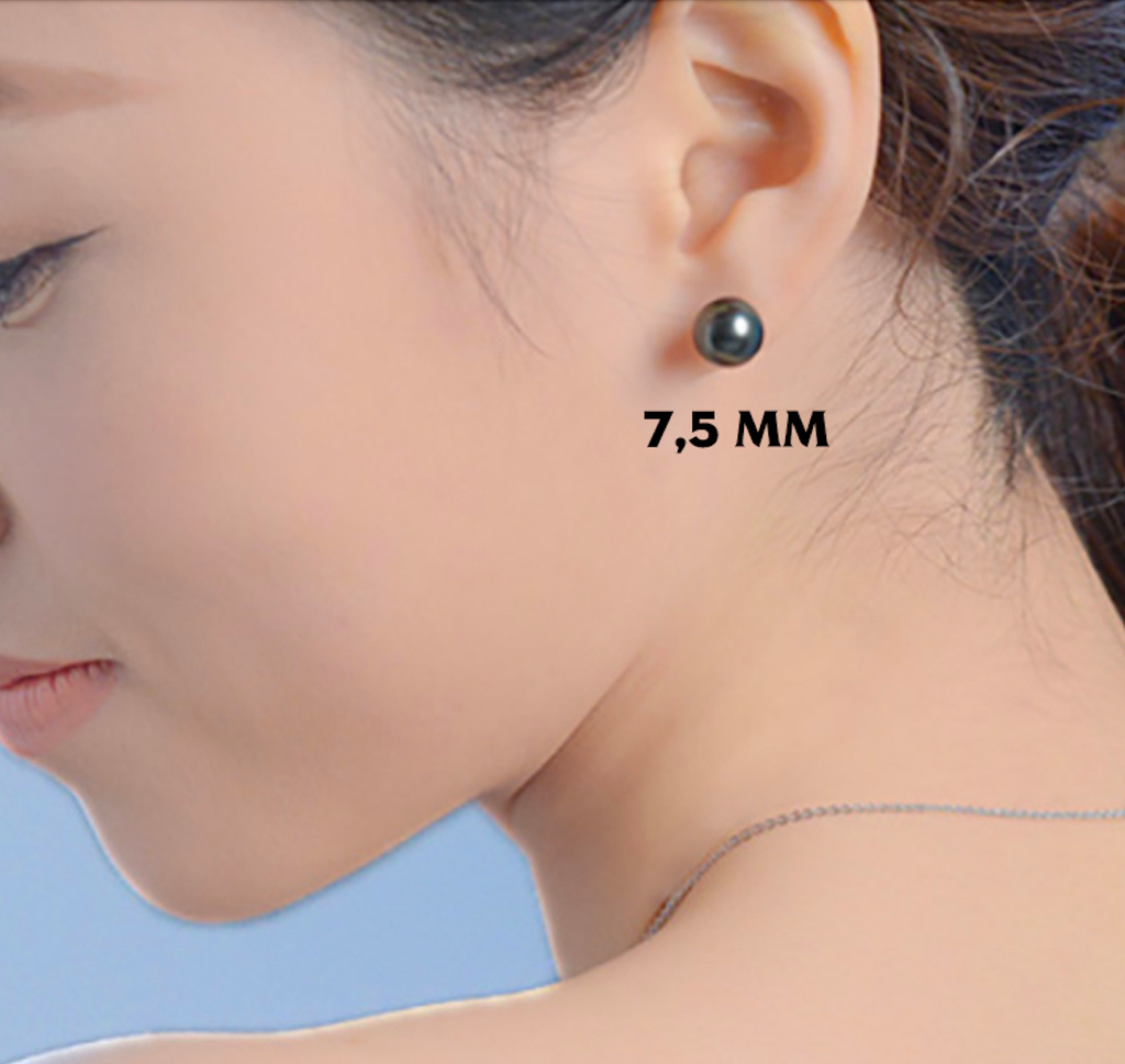 Bông tai Nụ Ngọc Trai Chuôi Bạc Ý s925 Madame Hien Pearls Thời trang tối giản BTN0BD056