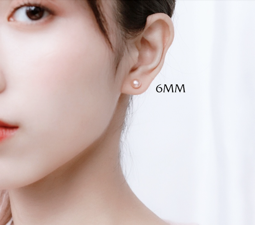 Bông tai Nụ Ngọc Trai Chuôi Bạc Ý s925 Madame Hien Pearls Thời trang tối giản BTN0BD056