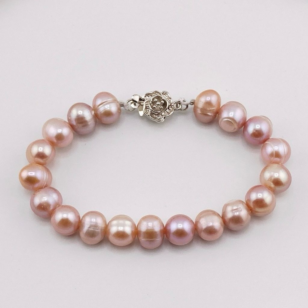 Vòng Tay Ngọc Trai Tự Nhiên 8-9mm MADAME HIEN PEARLS VTT035