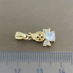 Bộ Trang Sức Bông Tai và Dây Chuyền Mặt Ngọc Trai Dáng Thiên Thần Lùn MADAME HIEN PEARLS Đáng Yêu Cho Nữ SPS109