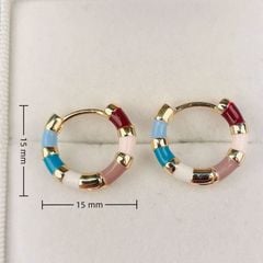 [Designer Jewelry] Bông Tai Mặt Hoạ Tiết Thiết Kế Vòng Tròn Đính Tua Rua Ngọc Trai Giọt Nước Tự Nhiên MADAME HIEN PEARLS Cho Nữ BTG159