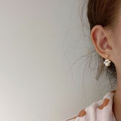 Bông Tai Ngọc Trai Tự Nhiên Chân Mèo Và Mèo Con Bất Đối Xứng AB MADAME HIEN PEARLS Đáng Yêu Cho Nữ BTT111