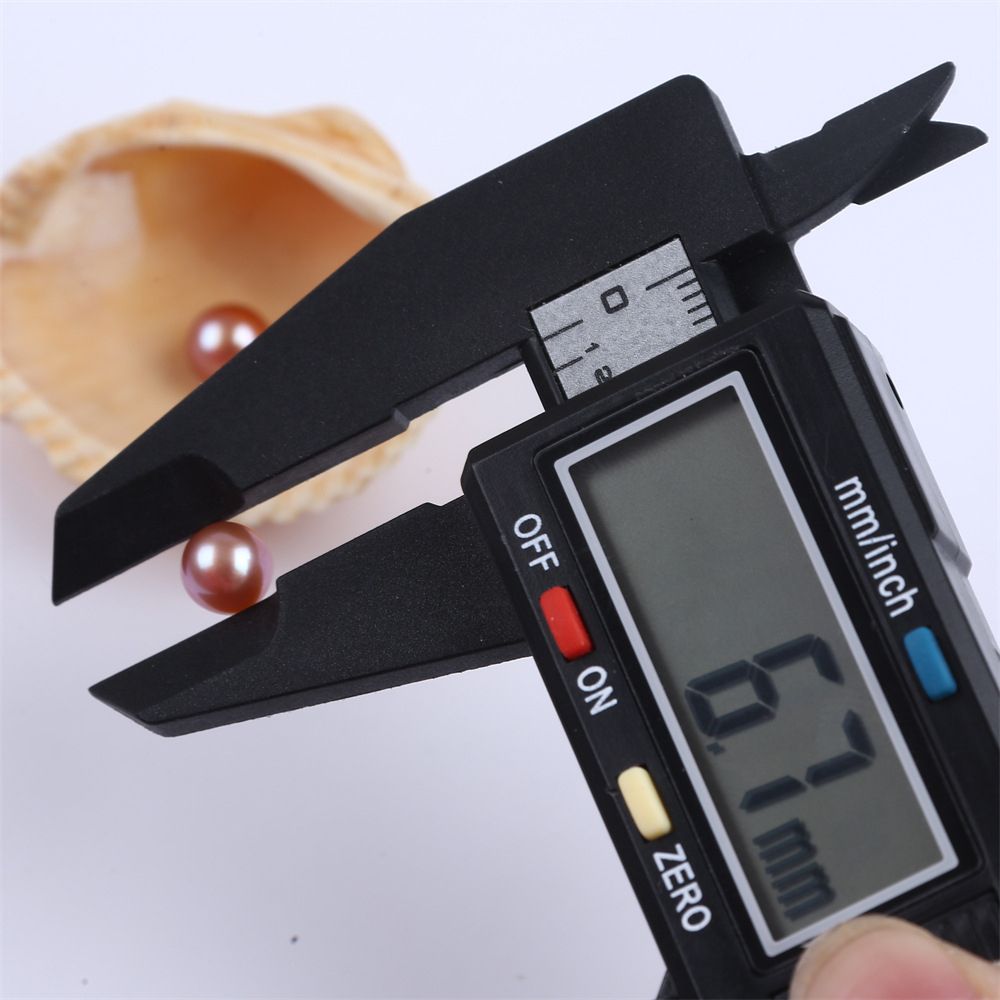 Hạt Ngọc Trai tròn Ngọc Trai Tròn Hồng Tím Tự Nhiên 6-7mm AAA Làm Phụ Kiện Trang Sức MADAME HIEN PEARLS HT018