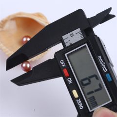 Hạt Ngọc Trai tròn Ngọc Trai Tròn Hồng Tím Tự Nhiên 6-7mm AAA Làm Phụ Kiện Trang Sức MADAME HIEN PEARLS HT018