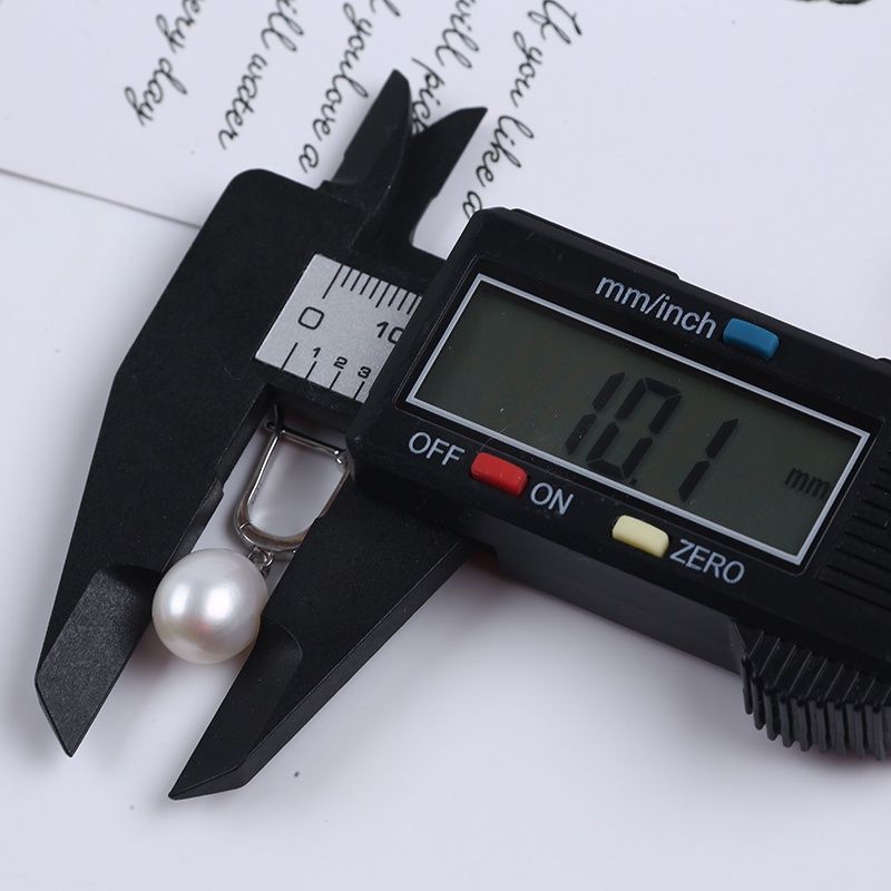 Bông Tai Bạc s925 Đính Ngọc Trai Tự Nhiên Chuôi Khoá Móc Câu Tối Giản MADAME HIEN PEARLS BTG062