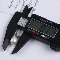 Bông Tai Bạc s925 Đính Ngọc Trai Tự Nhiên Chuôi Khoá Móc Câu Tối Giản MADAME HIEN PEARLS BTG062