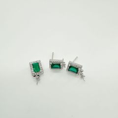 Bộ Set Ngọc Trai Vòng cổ và Bông Tai Bộ Trang Sức Ngọc Trai Tự Nhiên Khung Đính Đá Quý Sang Trọng MADAME HIEN PEARLS Cho Nữ SPS113