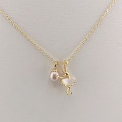 Vòng cổ Ngọc Trai Tự Nhiên Cham Cô gái Ballet xinh xắn đáng yêu MG005