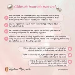 Khuyên Tai Ngọc Trai Nước Ngọt Tự Nhiên MADAME HIEN PEARLS Thời trang MADAME HIEN PEARLS Cho Nữ BTN064
