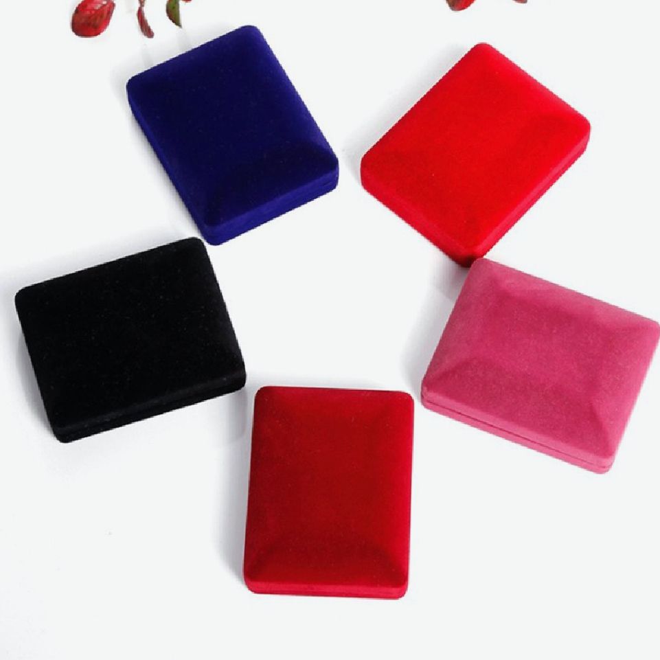 Hộp đựng bộ trang sức bằng nhung MADAME HIEN PEARLS 6 * 7,8 * 3,3 sang trọng làm quà tặng PKG005