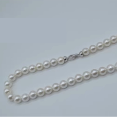 Khóa Cài Mặt Dây Chuyền Dây Tay Mạ Vàng 14k Mắc Xích Đơn Giản MADAME HIEN PEARLS PKKC013