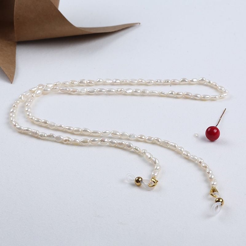 Dây Đeo Mắt Kính Đính Ngọc Trai Baroque Tự Nhiên MADAME HIEN PEARLS PKO001