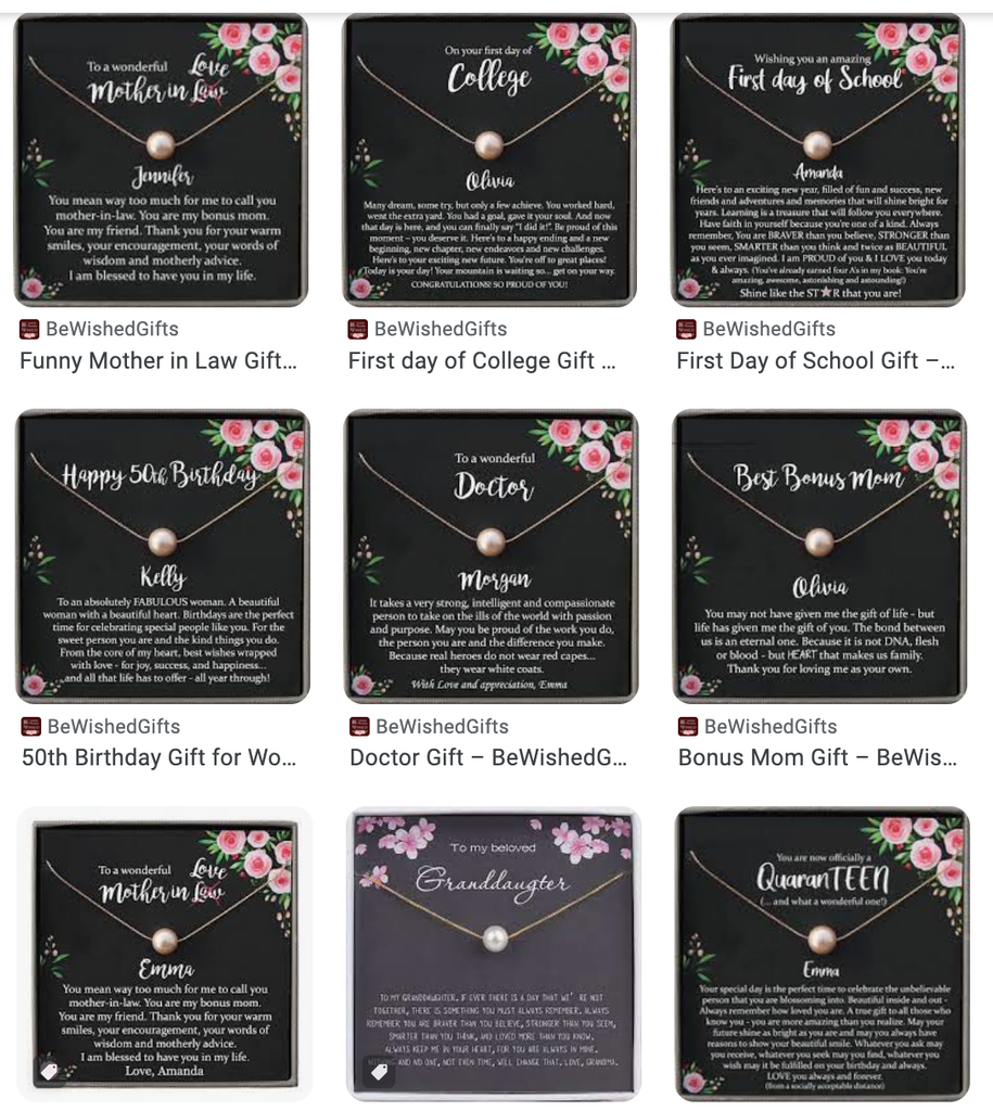 Set sỉ trang sức quà tặng Ngọc Trai MADAME HIEN PEARLS cho mẹ yêu, con yêu, vợ yêu, mẹ vợ, mẹ chồng dễ thương GIFTSET001