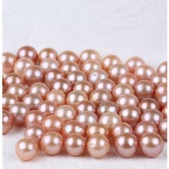 Hạt Ngọc Trai tròn Edison Màu Hồng 11-12mm Làm Phụ Kiện Trang Sức MADAME HIEN PEARLS HT016