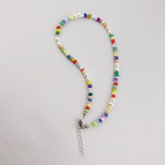 Vòng cổ Choker Ngọc Trai Tự Nhiên Phối Cườm Đa Sắc Màu MADAME HIEN PEARLS Cho Con Gái Yêu CG024