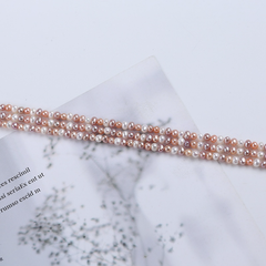 Dây chuỗi hạt ngọc trai nhí tứ quý 3-4mm nhiều màu sắc SP083