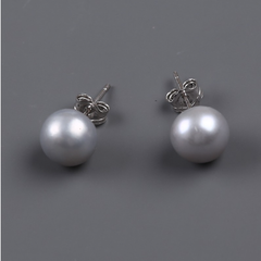 Bông tai nụ size khủng 10-11 mm chốt bạc S925 TT067