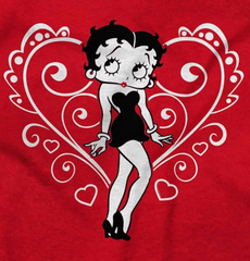 Bông Tai Ngọc Trai Tự Nhiên Mặt Tim Phong Cách Khiêu Gợi Betty Boop MADAME HIEN PEARLS BTG068