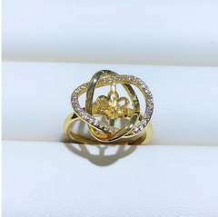 Nhẫn Ngọc Trai Tự Nhiên Bird Nest Micro Zircon MADAME HIEN PEARLS Cho Nữ NN092