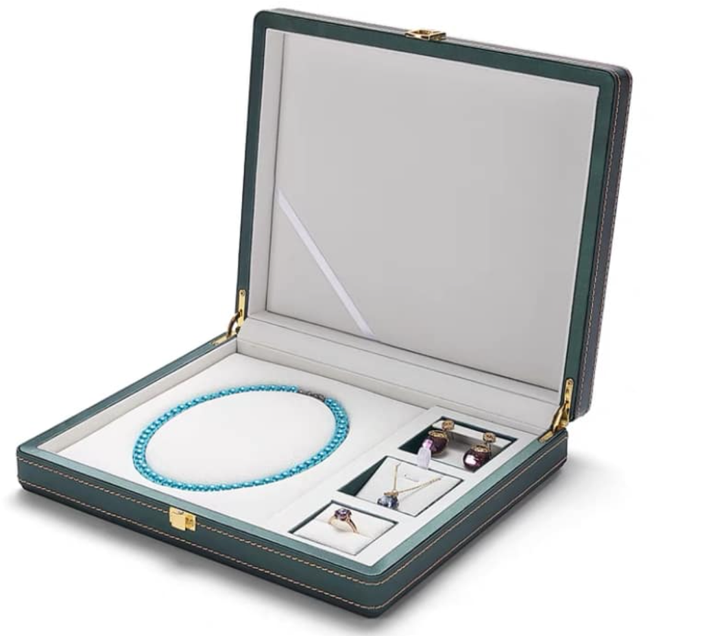 Hộp Da PU Đựng Bộ Nữ Trang 5 Món MADAME HIEN PEARLS Sang Trọng PKG019
