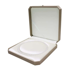 Hộp Trang Sức Vòng Cổ Da PU Xén Góc Cao Cấp 19cm*19cm*4,5cm PKG014
