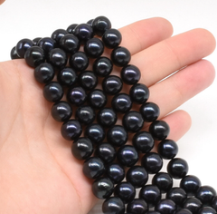 Bộ Set Trang Sức Ngọc Trai Đen Tự Nhiên 11mm Cao Cấp Gồm Vòng cổ + Vòng Tay + Bông tai Ngọc Trai MADAME HIEN PEARLS SCT001D