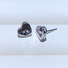 Bông Tai Nhí Hình Trái Tim Đính Ngọc Trai Tự Nhiên MADAME HIEN PEARLS Đáng Yêu Cho Nữ BTN032