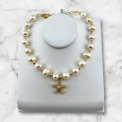 Vòng Tay Ngọc Trai Tự Nhiên Phối Cham Sò Biển Sao Biển Đáng Yêu MADAME HIEN PEARLS VTT111