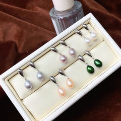 Bông Tai Ngọc Trai Tự Nhiên Mặt Giọt Nước MADAME HIEN PEARLS Thời Trang Tối Giản Sang Trọng Cho Nữ BTG056 Bạc