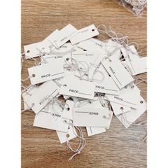 Tag ghi giá cho trang sức đính chỉ 2x4cm PKG013
