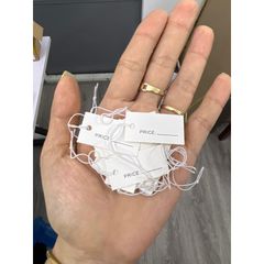 Tag ghi giá cho trang sức đính chỉ 2x4cm PKG013