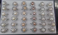 Nhẫn Ngọc Trai Tự Nhiên Size 9-10mm Dáng Hoa Phong Cách Quý Phú Bà Ngọc trai Giá Sỉ Phú Quốc MADAME HIEN PEARLS NN054