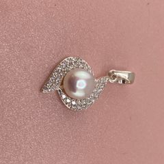 Mặt Dây Chuyền Bạc Ta Mặt Ngọc Trai Tự Nhiên MH1084 MADAME HIEN PEARLS Cho Nữ MN023