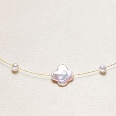 Vòng Cổ Ngọc Trai Định Hình Điểm Hạt Ngọc Trai Mặt Ngọc Trai Baroque MADAME HIEN PEARLS Cho Nữ CB050