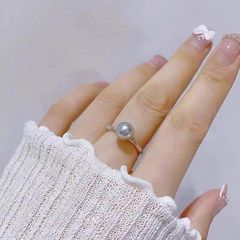 Nhẫn Ngọc Trai Tự Nhiên Đơn Giản MADAME HIEN PEARLS Phong Cách Tối Giản Cho Nữ NN099