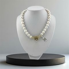 [Kèm Kiểm Định] Vòng Cổ Ngọc Trai VIP 12-16mm Dài 45cm Khoá Hoa Trà Cẩn Đá Quý Phong Cách Quý Tộc MADAME HIEN PEARLS Cho Nữ CT066