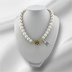 [Kèm Kiểm Định] Vòng Cổ Ngọc Trai VIP 12-16mm Dài 45cm Khoá Hoa Trà Cẩn Đá Quý Phong Cách Quý Tộc MADAME HIEN PEARLS Cho Nữ CT066