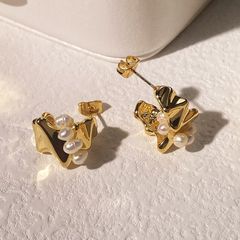 Bông Tai Ngọc Trai High Fashion Runway Tuần Lễ Thời Trang Milan MADAME HIEN PEARLS  Cho Nữ BTT039