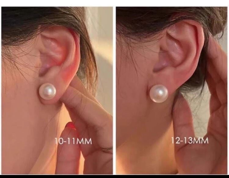 Bông tai Nụ Ngọc Trai Chuôi Titan Madame Hien Pearls Thời trang tối giản BTN0ID056