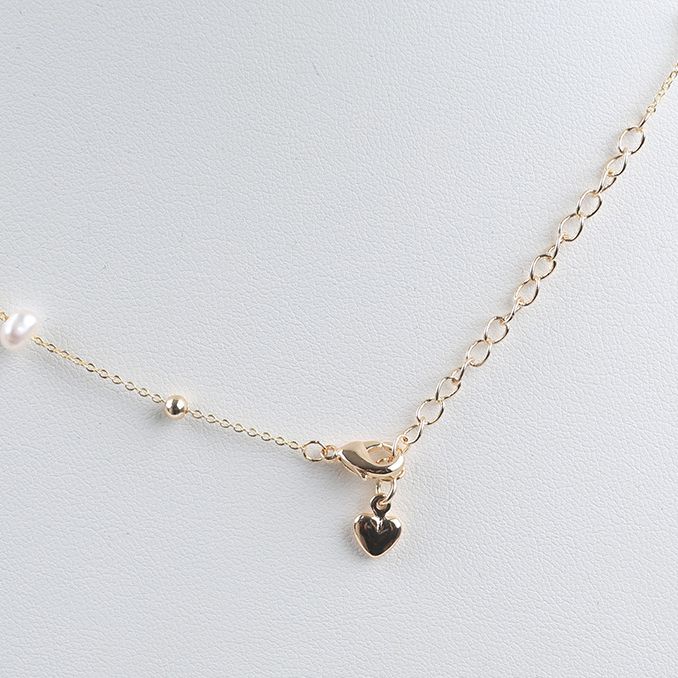 Dây Chuyền Phối Điểm Hạt Ngọc Trai Tự Nhiên Mặt 1 Hạt Ngọc Trai Sang Trọng MADAME HIEN PEARLS Cho Nữ CT058